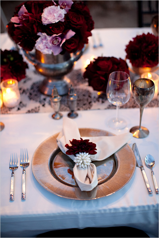 how to set up wedding table ideas